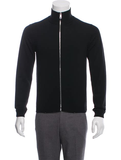 prada zip-up wool knitsweater|Prada zip up sweater sale.